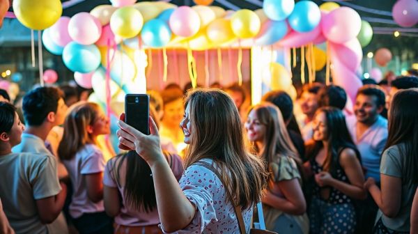 Les 10 meilleures raisons d'utiliser des bornes selfie en fête